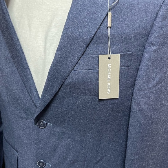 BNWT Michael Kors Kris KSY0001 Mens Sports jacket Blue 36 Short - Picture 11 of 13